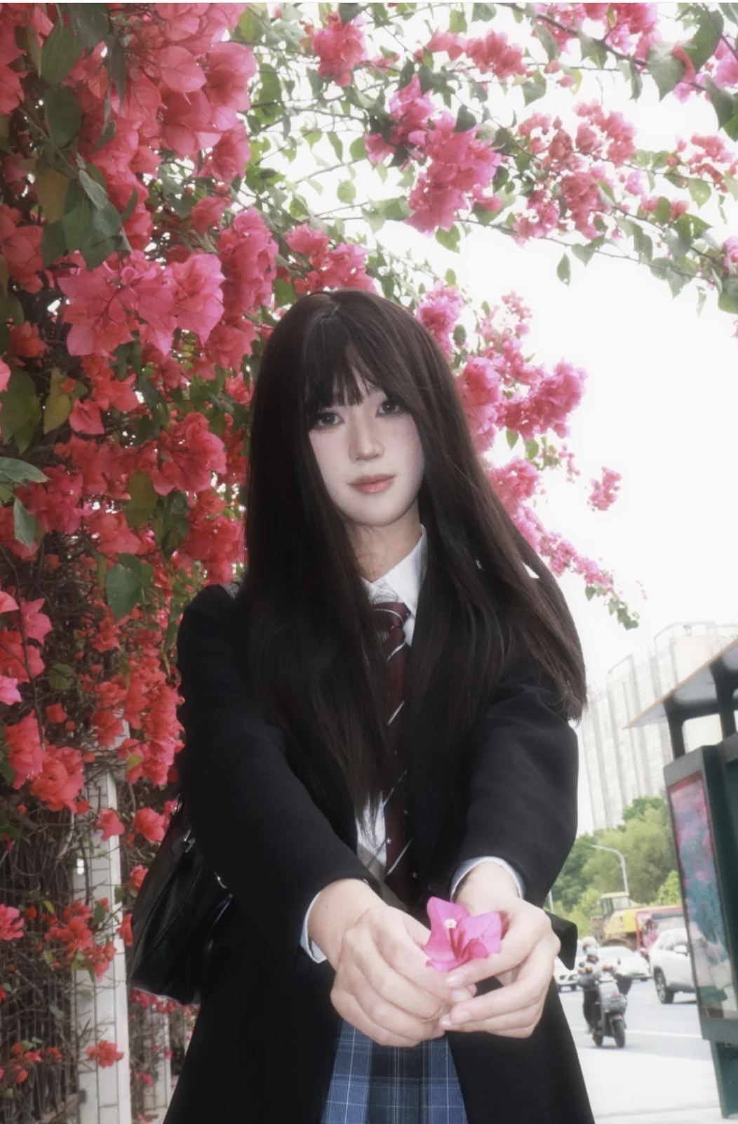 花墙人像作品
